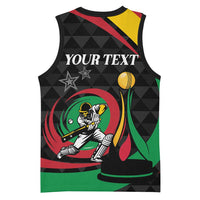 Personalized Saint Kitts and Nevis Cricket Champions Basketball Jersey - Wonder Print Shop