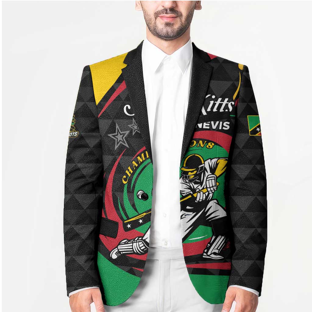 Personalized Saint Kitts and Nevis Cricket Champions Blazer - Wonder Print Shop