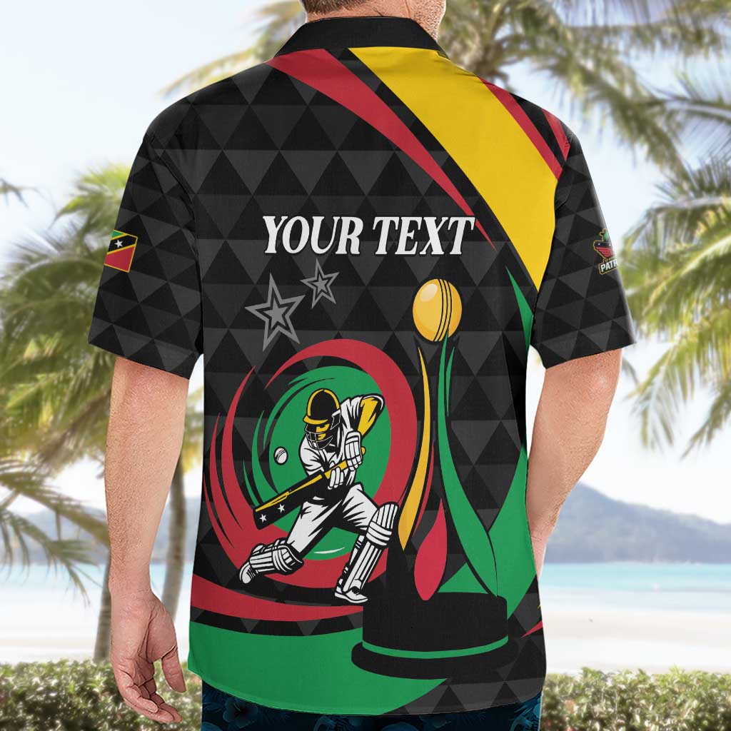 Personalized Saint Kitts and Nevis Cricket Champions Hawaiian Shirt - Wonder Print Shop
