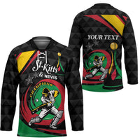 Personalized Saint Kitts and Nevis Cricket Champions Hockey Jersey - Wonder Print Shop