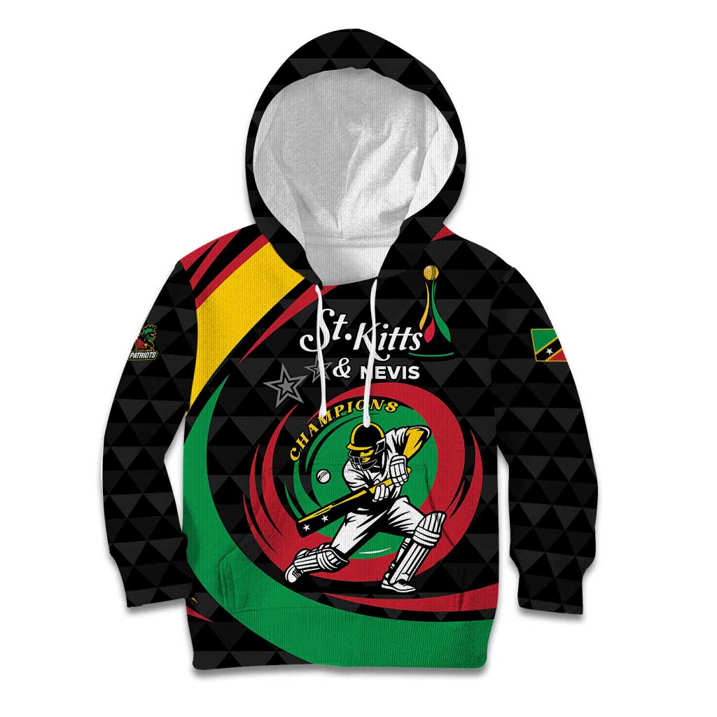 Personalized Saint Kitts and Nevis Cricket Champions Kid Hoodie - Wonder Print Shop