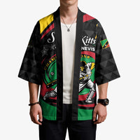 Personalized Saint Kitts and Nevis Cricket Champions Kimono - Wonder Print Shop