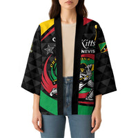 Personalized Saint Kitts and Nevis Cricket Champions Kimono - Wonder Print Shop