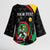 Personalized Saint Kitts and Nevis Cricket Champions Kimono Sleeve Blouse - Wonder Print Shop