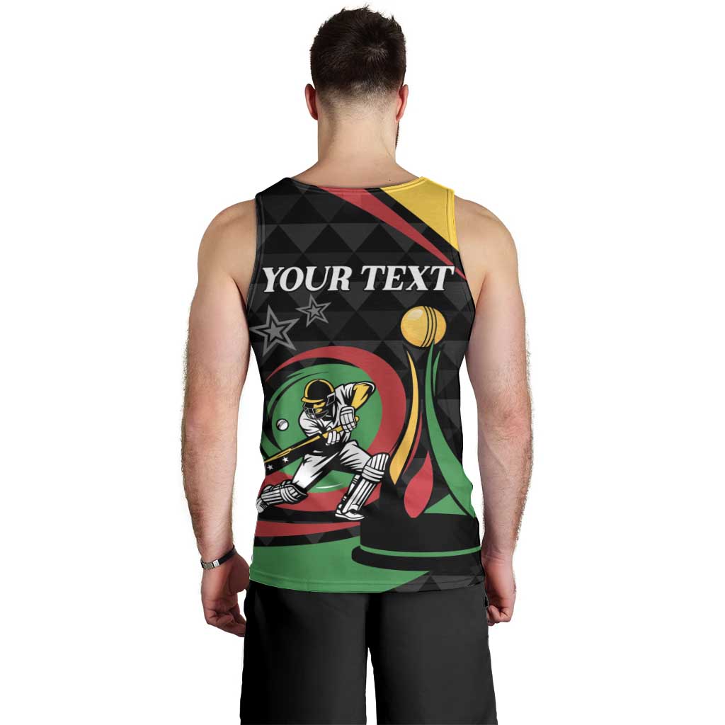 Personalized Saint Kitts and Nevis Cricket Champions Men Tank Top - Wonder Print Shop