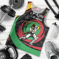 Personalized Saint Kitts and Nevis Cricket Champions Men Tank Top - Wonder Print Shop