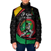 Personalized Saint Kitts and Nevis Cricket Champions Padded Jacket - Wonder Print Shop