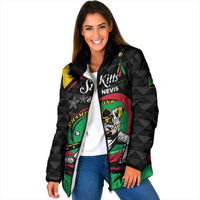 Personalized Saint Kitts and Nevis Cricket Champions Padded Jacket - Wonder Print Shop