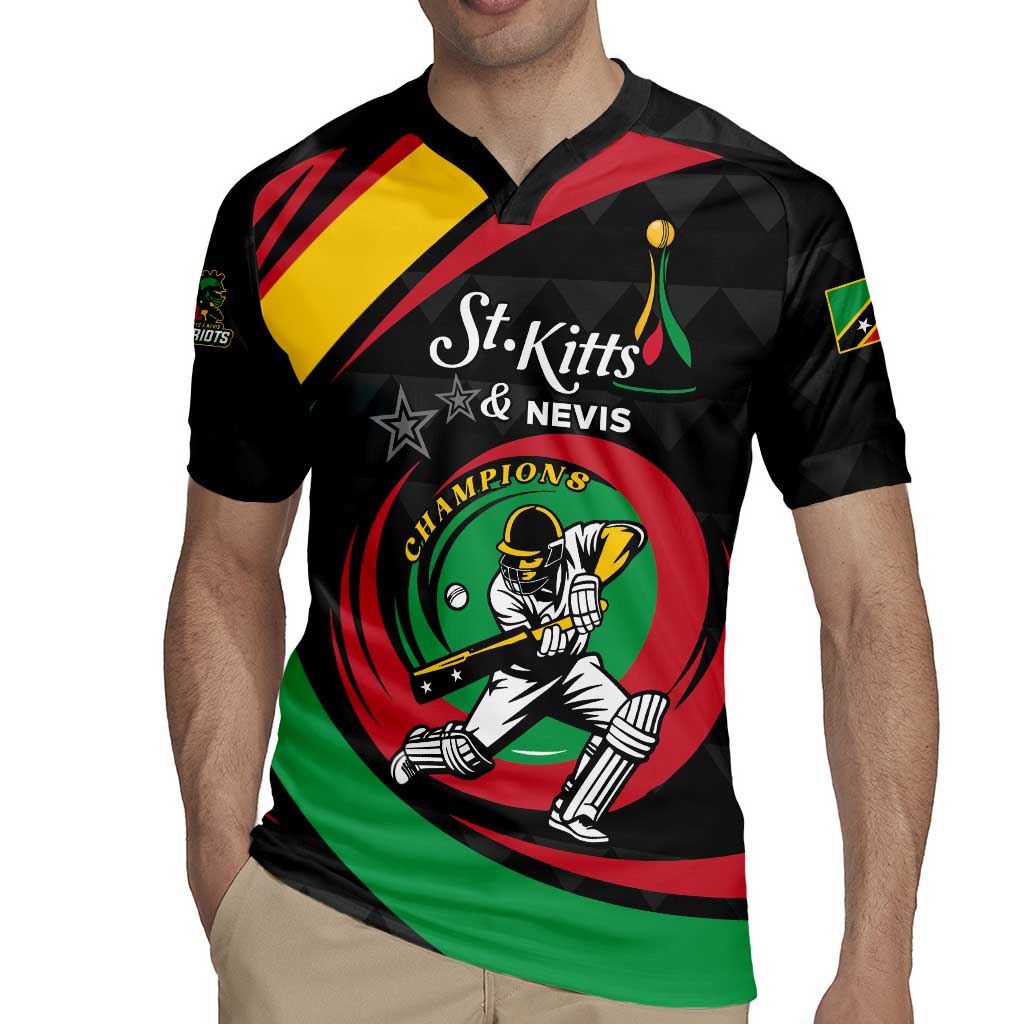 Personalized Saint Kitts and Nevis Cricket Champions Rugby Jersey - Wonder Print Shop