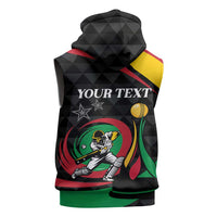 Personalized Saint Kitts and Nevis Cricket Champions Sleeveless Hoodie - Wonder Print Shop