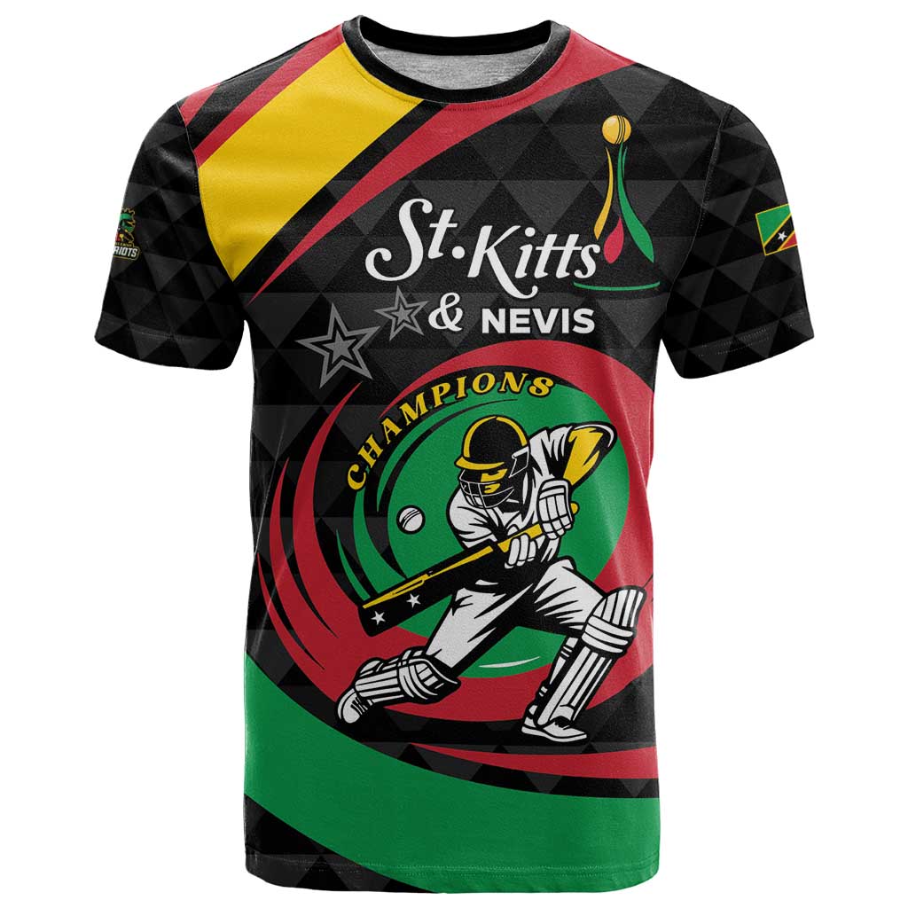 Personalized Saint Kitts and Nevis Cricket Champions T Shirt - Wonder Print Shop
