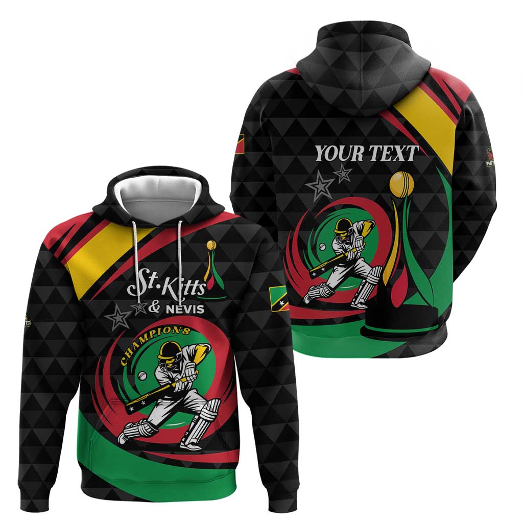Personalized Saint Kitts and Nevis Cricket Champions Zip Hoodie - Wonder Print Shop