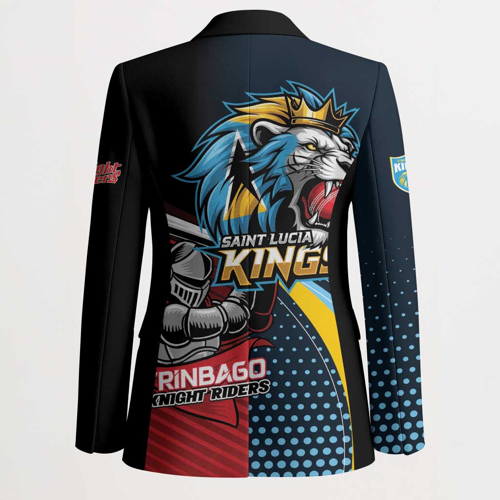 Knight Riders Trinbago Vs Kings St Lucia Cricket Blazer - Wonder Print Shop