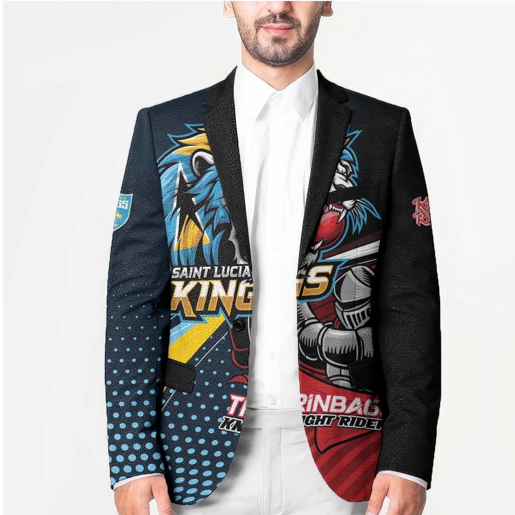 Knight Riders Trinbago Vs Kings St Lucia Cricket Blazer - Wonder Print Shop