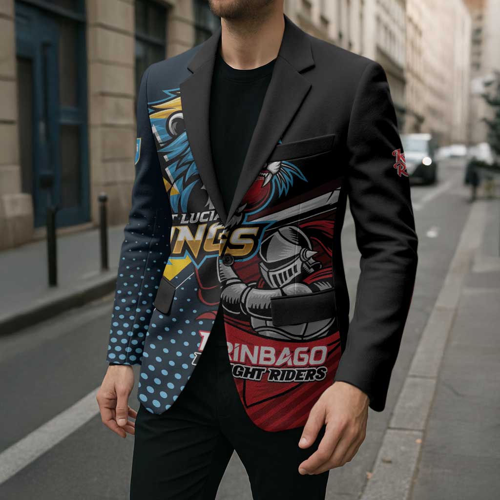 Knight Riders Trinbago Vs Kings St Lucia Cricket Blazer - Wonder Print Shop