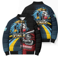 Knight Riders Trinbago Vs Kings St Lucia Cricket Bomber Puffer Jacket - Wonder Print Shop