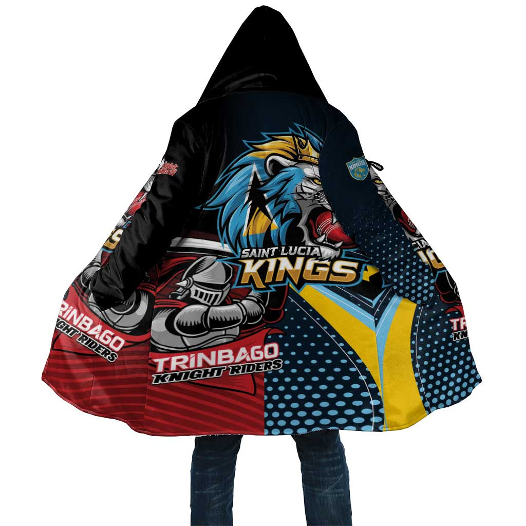Knight Riders Trinbago Vs Kings St Lucia Cricket Cloak - Wonder Print Shop