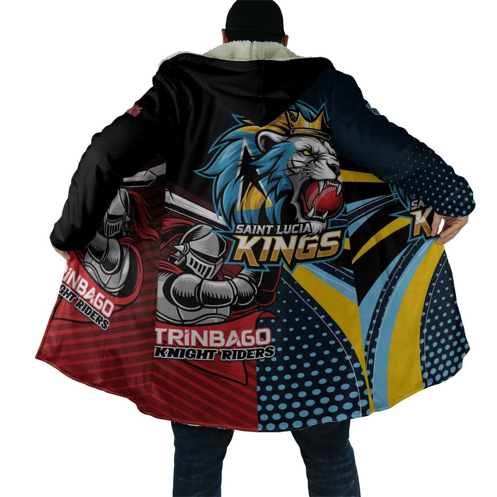 Knight Riders Trinbago Vs Kings St Lucia Cricket Cloak - Wonder Print Shop