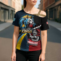 Knight Riders Trinbago Vs Kings St Lucia Cricket Cross Shoulder Shirt - Wonder Print Shop