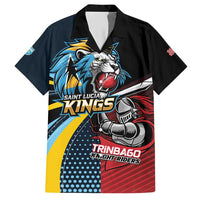 Knight Riders Trinbago Vs Kings St Lucia Cricket Hawaiian Shirt - Wonder Print Shop