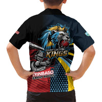 Knight Riders Trinbago Vs Kings St Lucia Cricket Kid Hawaiian Shirt - Wonder Print Shop