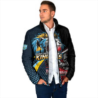 Knight Riders Trinbago Vs Kings St Lucia Cricket Padded Jacket - Wonder Print Shop