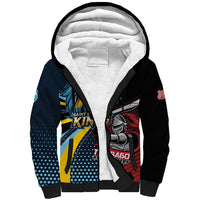 Knight Riders Trinbago Vs Kings St Lucia Cricket Sherpa Hoodie - Wonder Print Shop