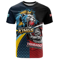 Knight Riders Trinbago Vs Kings St Lucia Cricket T Shirt - Wonder Print Shop