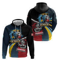 Knight Riders Trinbago Vs Kings St Lucia Cricket Zip Hoodie - Wonder Print Shop