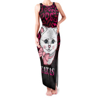Personalised Love Your Tatas Family Matching Tank Maxi Dress and Hawaiian Shirt Cat Breast Cancer Awareness - Wonder Print Shop