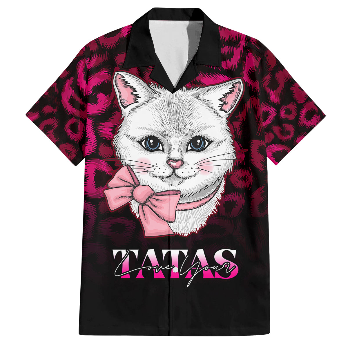 personalised-love-your-tatas-kid-hawaiian-shirt-cat-breast-cancer-awareness
