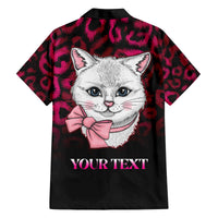 Personalised Love Your Tatas Kid Hawaiian Shirt Cat Breast Cancer Awareness - Wonder Print Shop