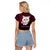 Personalised Love Your Tatas Raglan Cropped T Shirt Cat Breast Cancer Awareness - Wonder Print Shop
