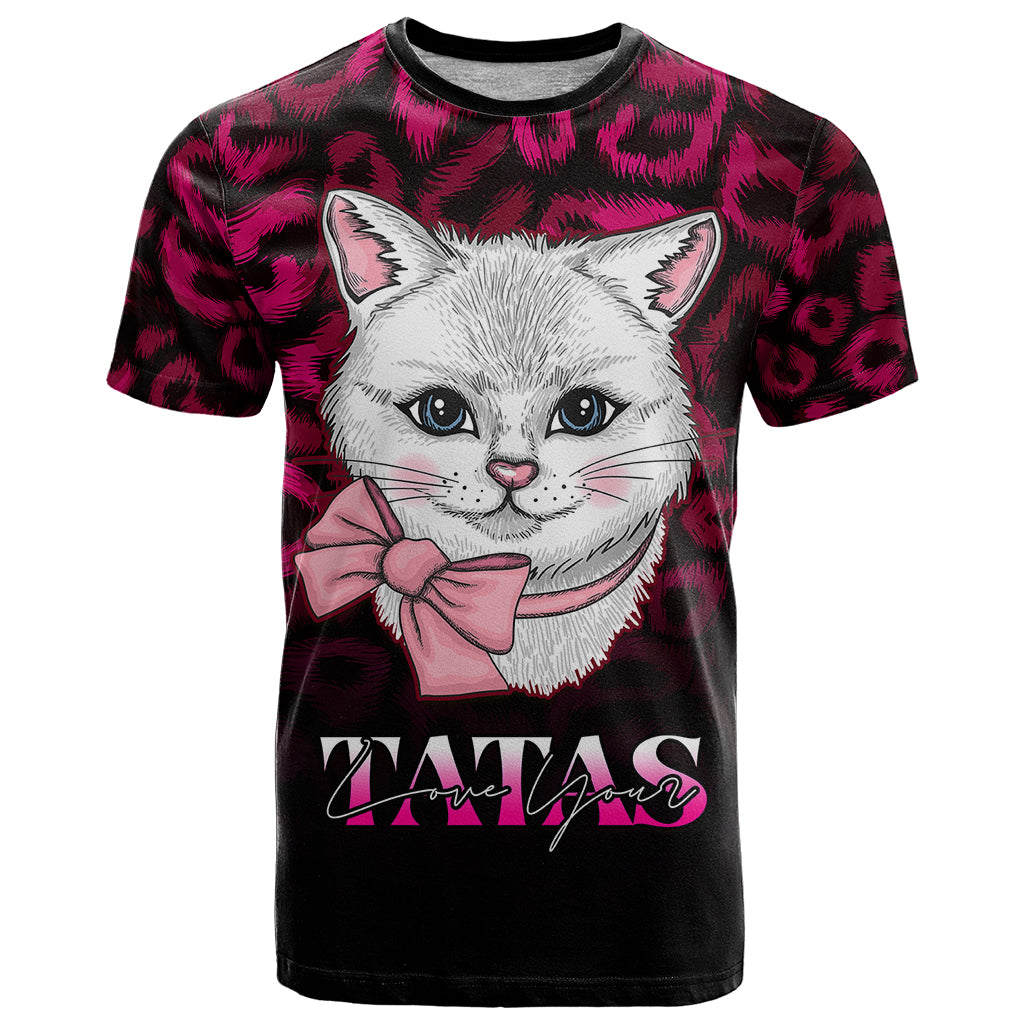 Personalised Love Your Tatas T Shirt Cat Breast Cancer Awareness - Wonder Print Shop