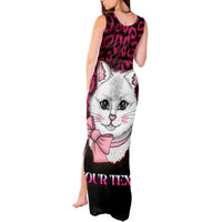 Personalised Love Your Tatas Tank Maxi Dress Cat Breast Cancer Awareness - Wonder Print Shop
