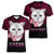 Personalised Love Your Tatas Women V Neck T Shirt Cat Breast Cancer Awareness - Wonder Print Shop