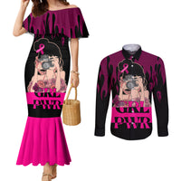 personalised-girl-power-couples-matching-mermaid-dress-and-long-sleeve-button-shirts-day-of-the-girl-breast-cancer-awareness