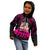 Personalised Girl Power Kid Hoodie Day Of The Girl Breast Cancer Awareness - Wonder Print Shop