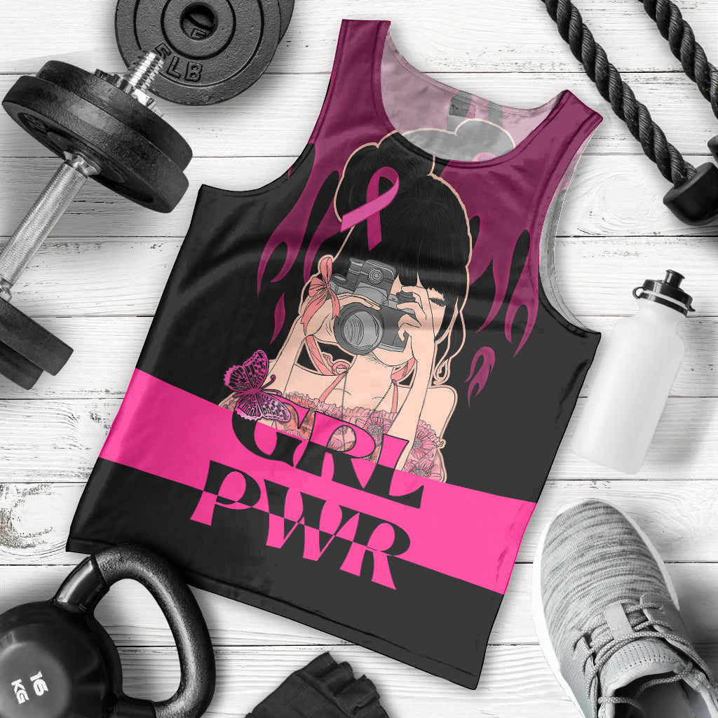 personalised-girl-power-men-tank-top-day-of-the-girl-breast-cancer-awareness