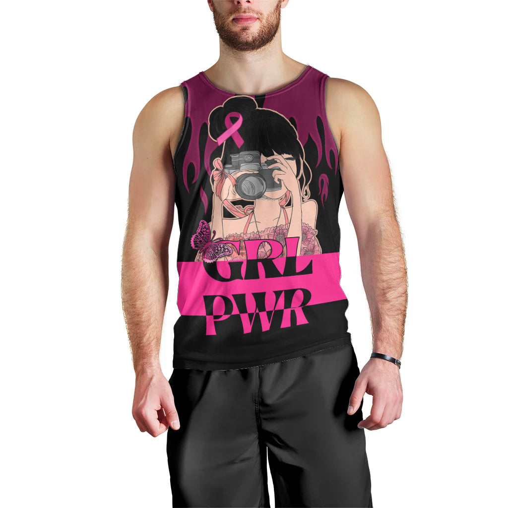 personalised-girl-power-men-tank-top-day-of-the-girl-breast-cancer-awareness