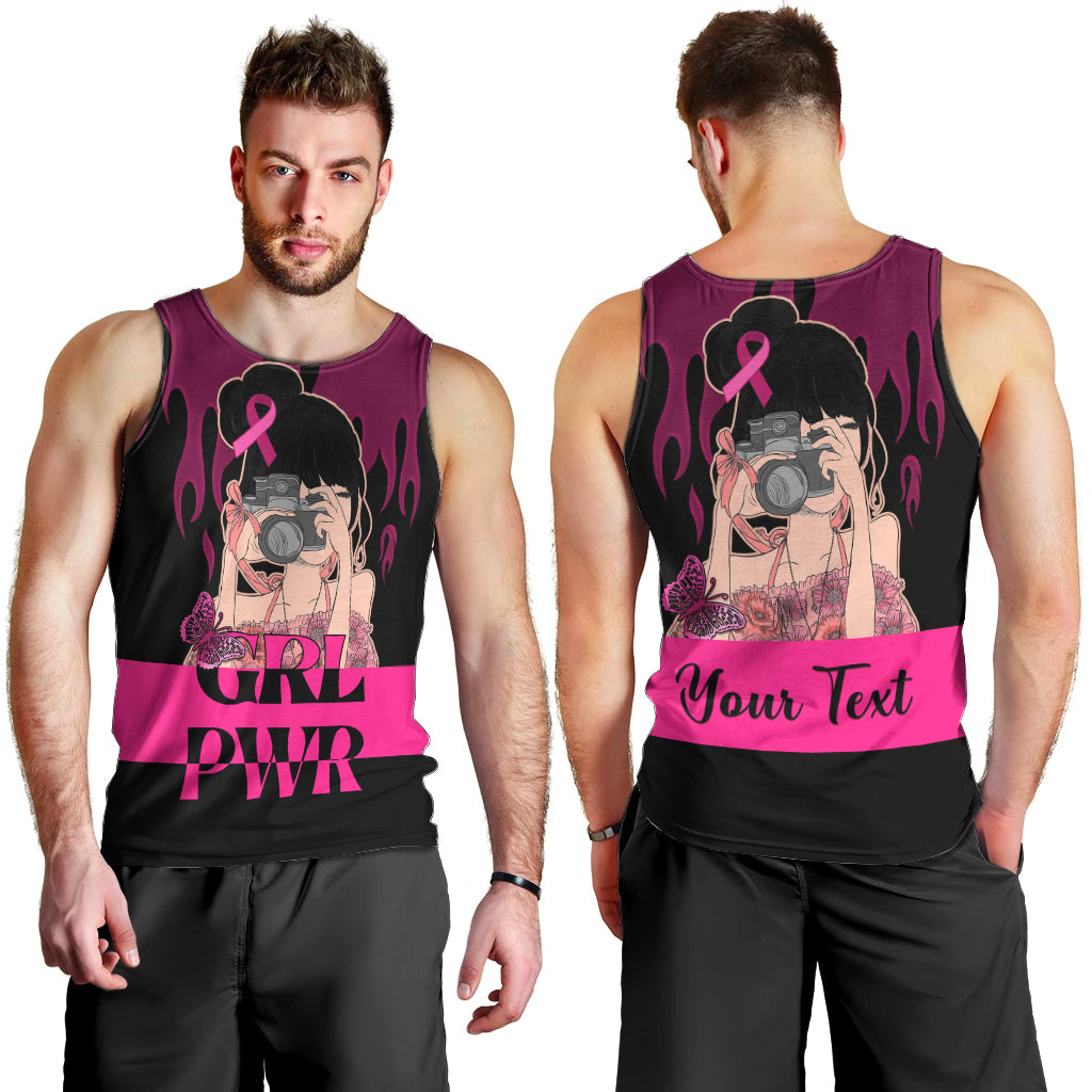 personalised-girl-power-men-tank-top-day-of-the-girl-breast-cancer-awareness