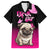 Personalised Pink Out Kid Hawaiian Shirt Pug Dog Breast Cancer Awareness - Wonder Print Shop
