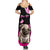 Personalised Pink Out Summer Maxi Dress Pug Dog Breast Cancer Awareness - Wonder Print Shop