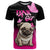 Personalised Pink Out T Shirt Pug Dog Breast Cancer Awareness - Wonder Print Shop