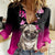 Personalised Pink Out Women Casual Shirt Pug Dog Breast Cancer Awareness - Wonder Print Shop