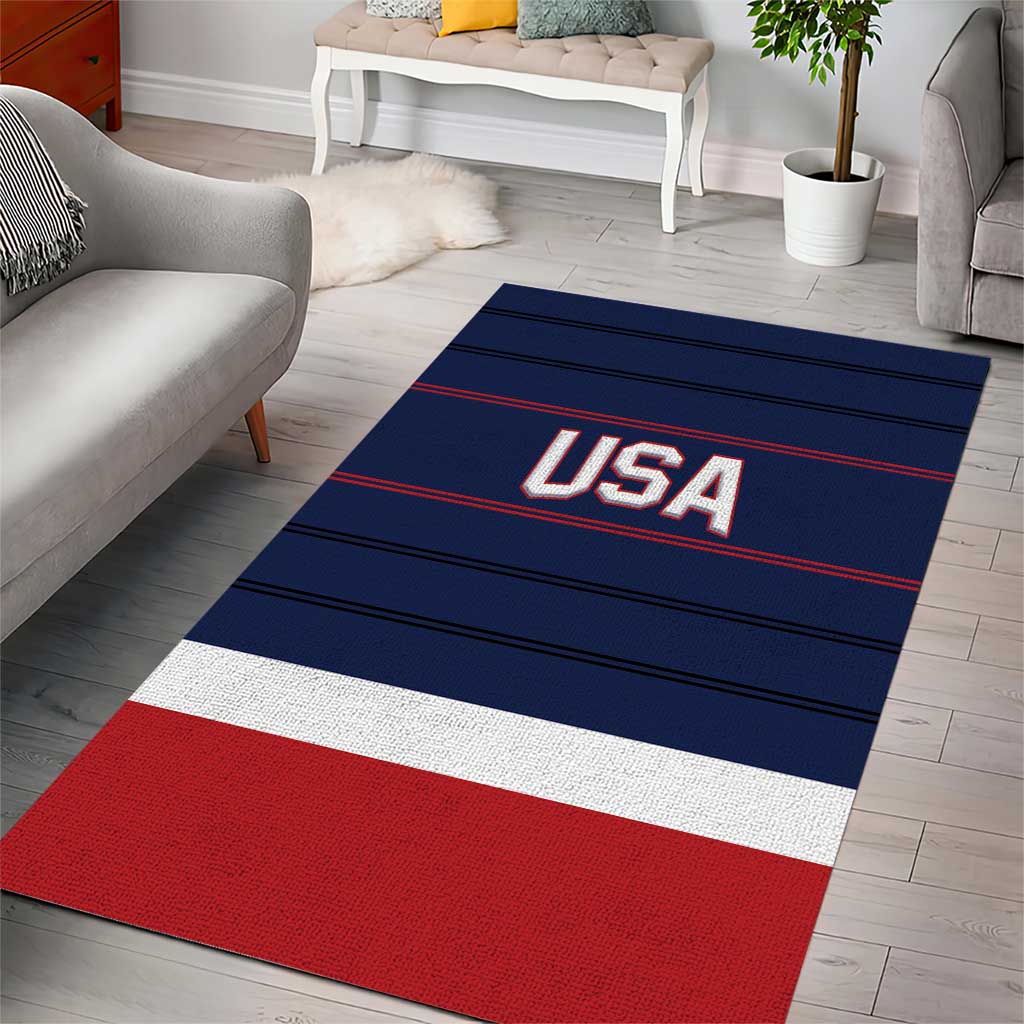 USA Hockey Team Area Rug Go Champions