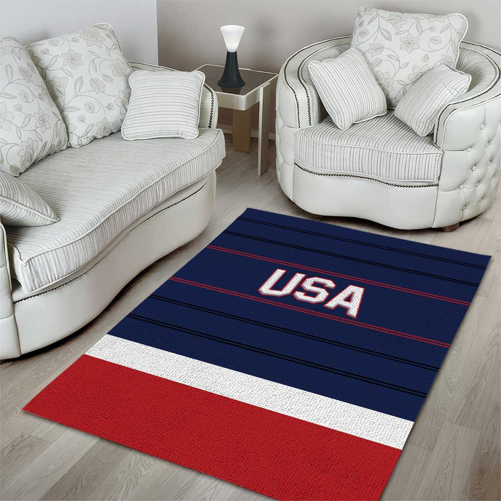 USA Hockey Team Area Rug Go Champions