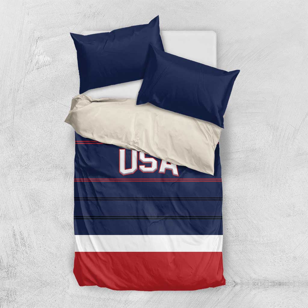 USA Hockey Team Bedding Set Go Champions