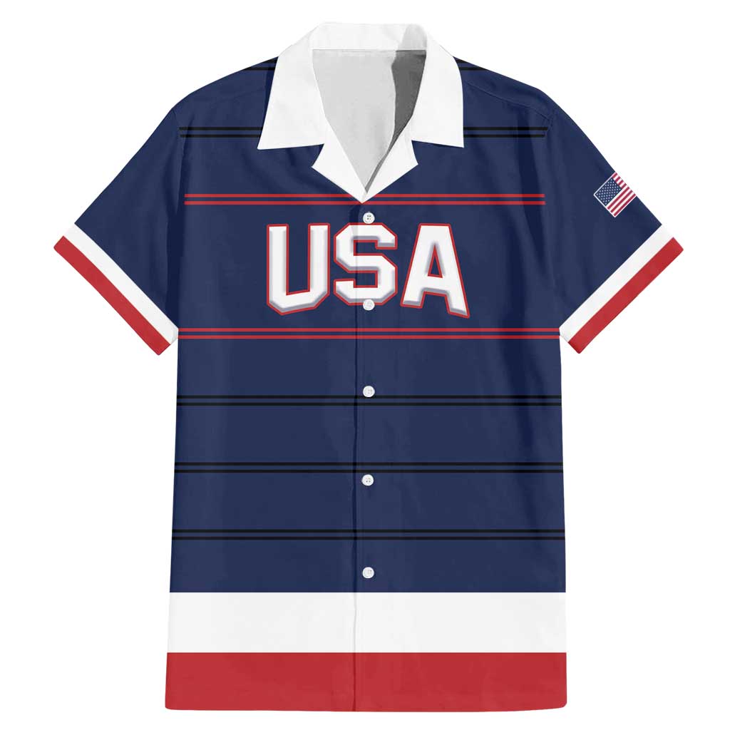 Custom USA Hockey Team Family Matching Mermaid Dress and Hawaiian Shirt Go Champions