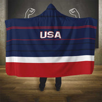 USA Hockey Team Hooded Blanket Go Champions
